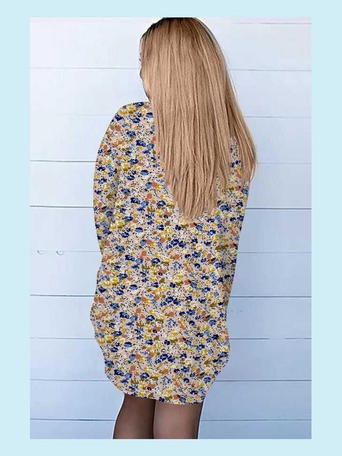 Printed Stylish Outerwear Long Sleeve Cardigan -- 