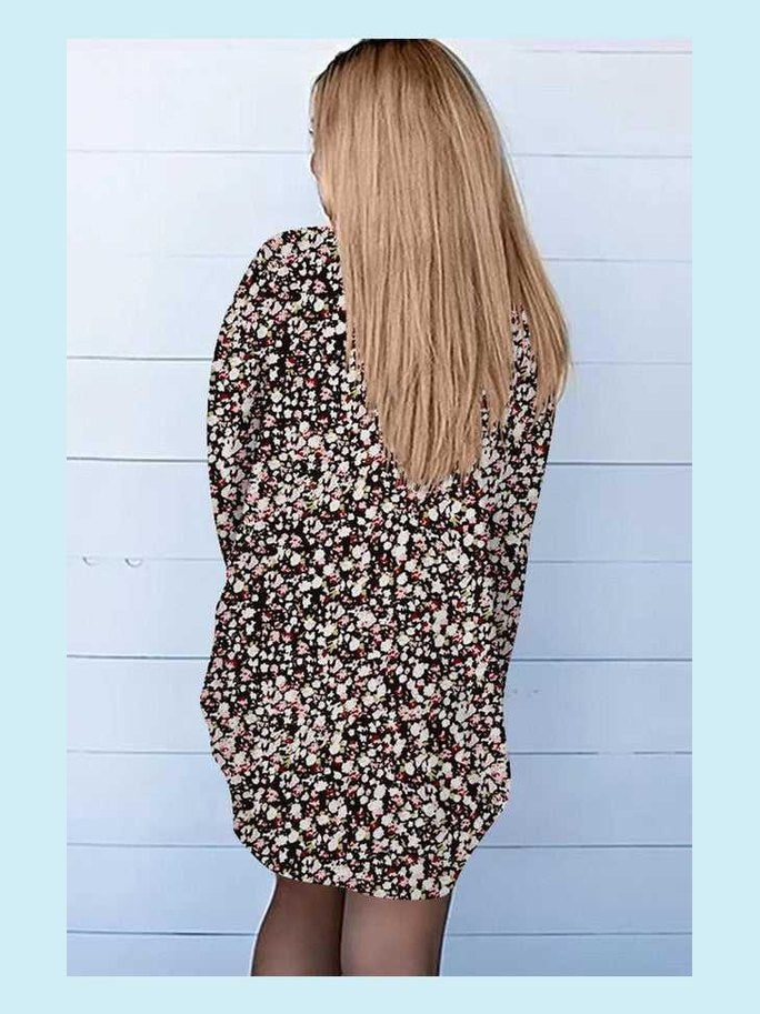 Printed Stylish Outerwear Long Sleeve Cardigan -- 