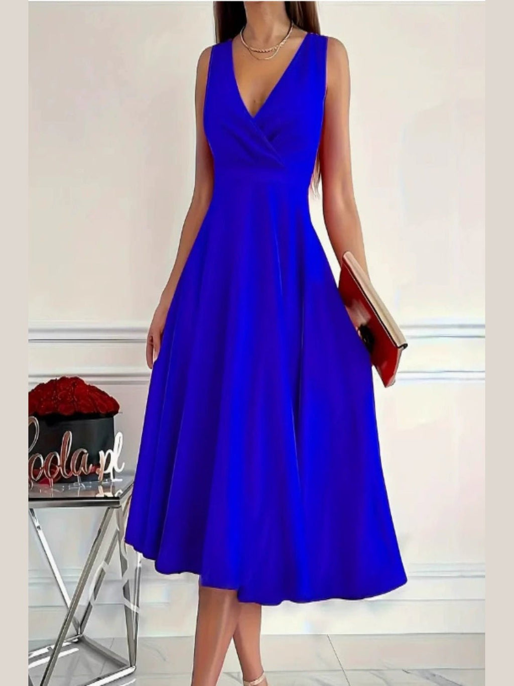 Sleeveless Midi Dress
