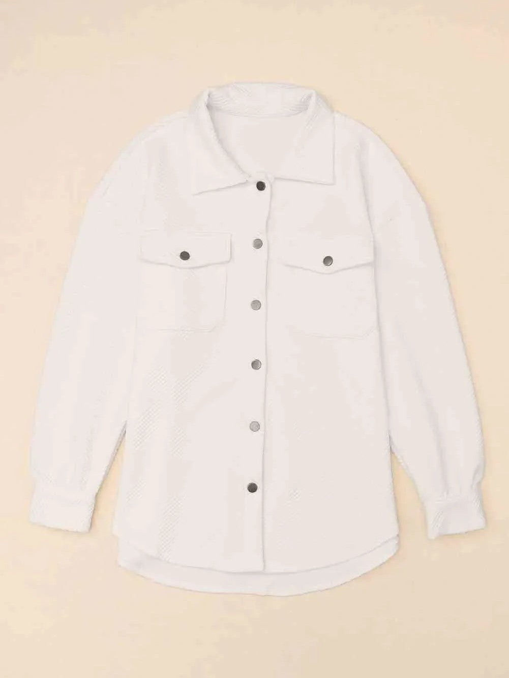Trendy and Stylish Snap Down Collared Jacket -- 