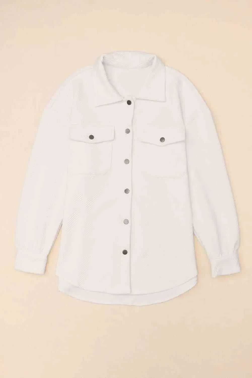 Trendy and Stylish Snap Down Collared Jacket -- 