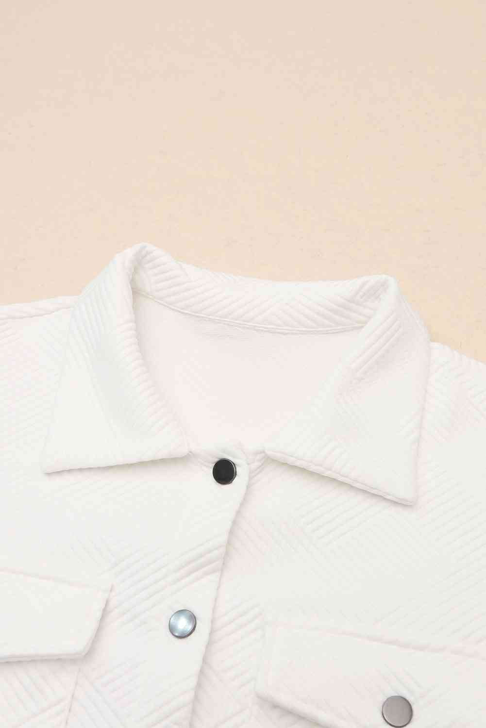Trendy and Stylish Snap Down Collared Jacket