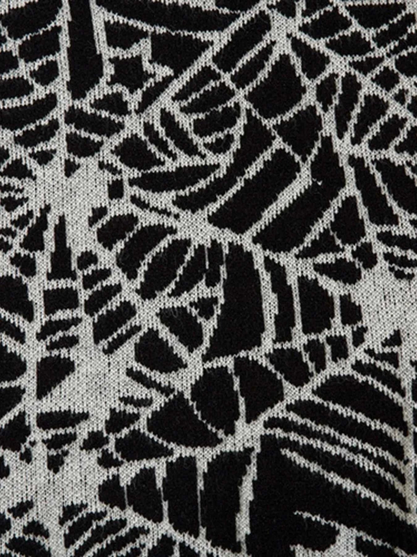 Men's Spider Web V-Neck Sweater Vest
