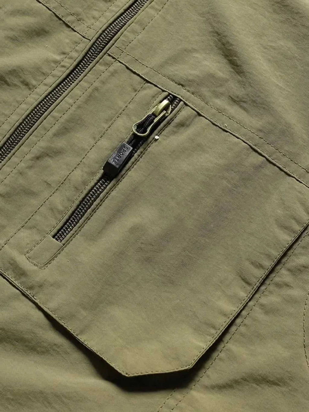 Men's Plus Size Zip Up Vest