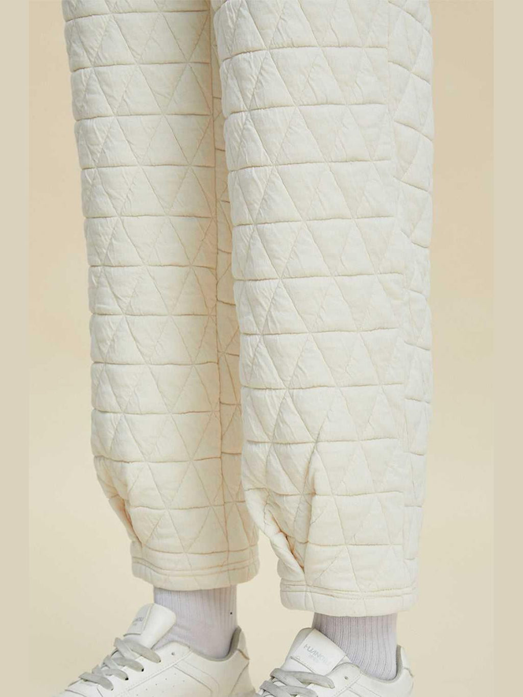 Double Take Full Size Texture Round Neck Long Sleeve Top and Pants Set -- 