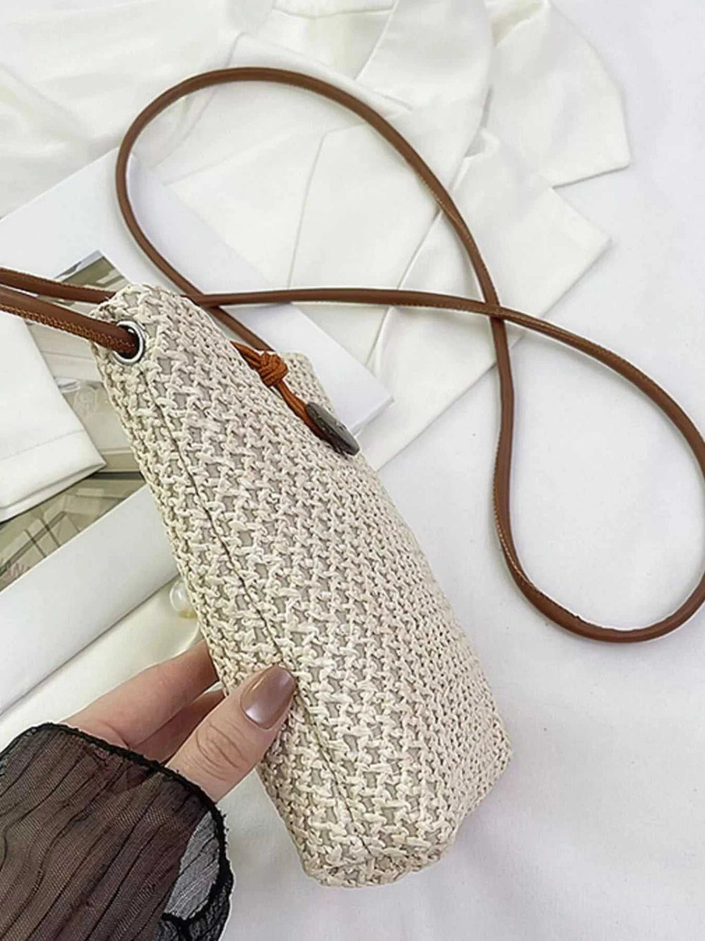 Straw Woven Crossbody Bag