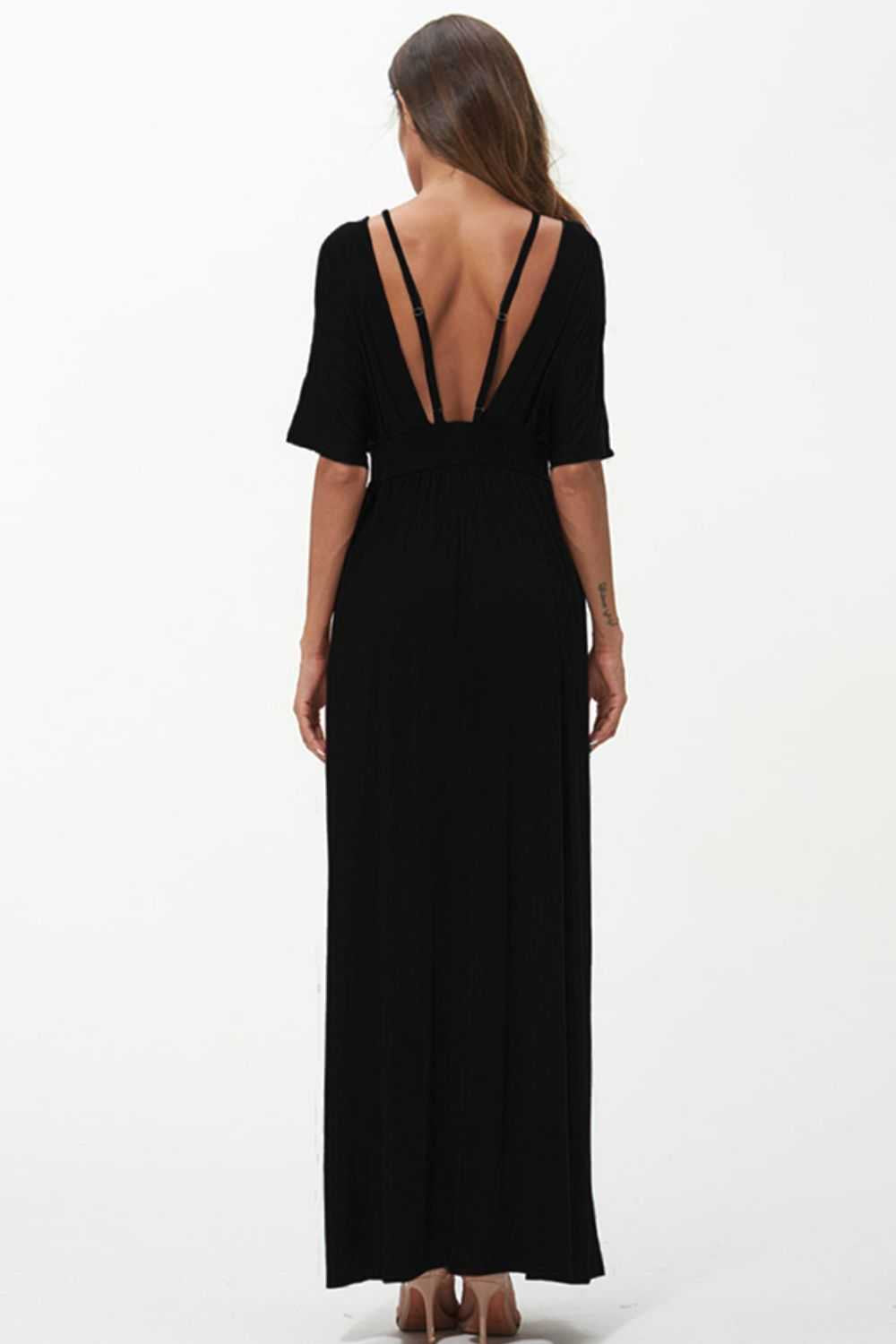 Shiny Strappy Neck Maxi Dress - product_type from hopeford-streams.myshopify.com