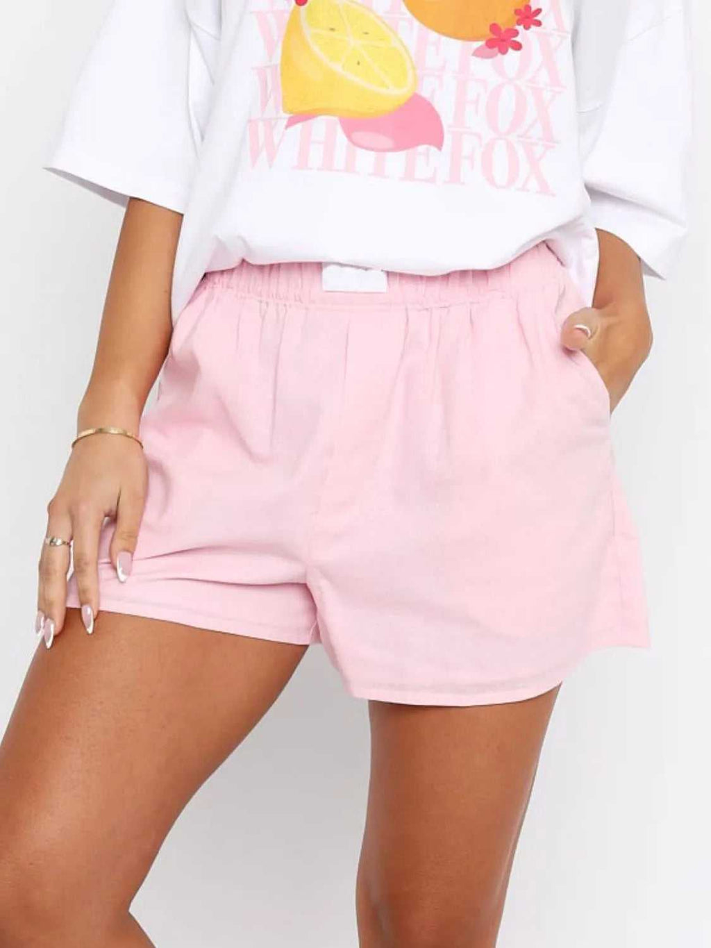 Elastic Waist Shorts