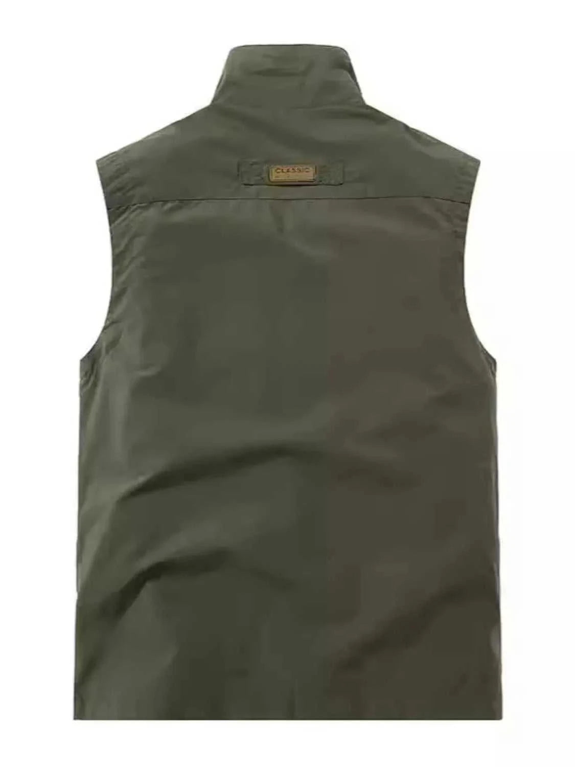 Men's Plus Size Zip Up Vest
