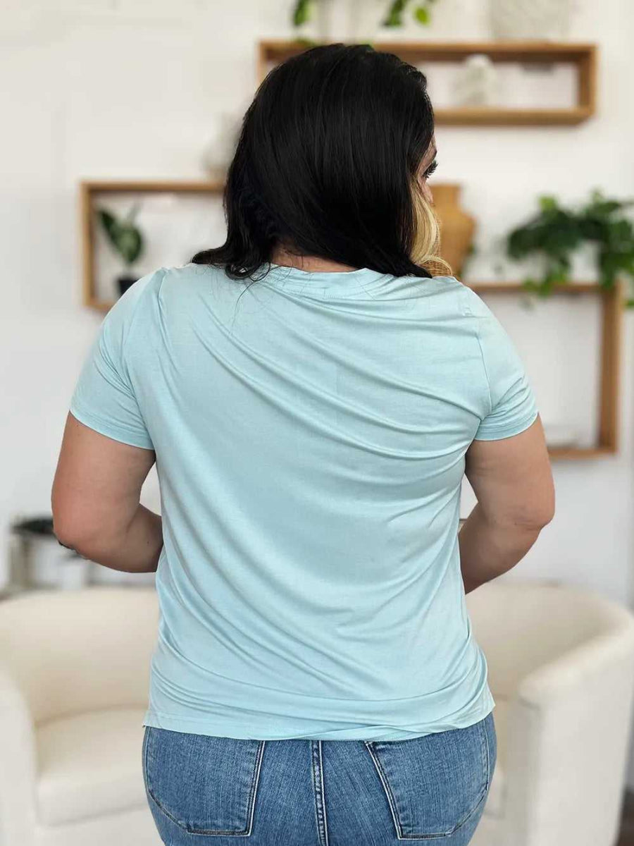 Basic Bae Bamboo Full Size Round Neck Short Sleeve T-Shirt - Hopeford Streams