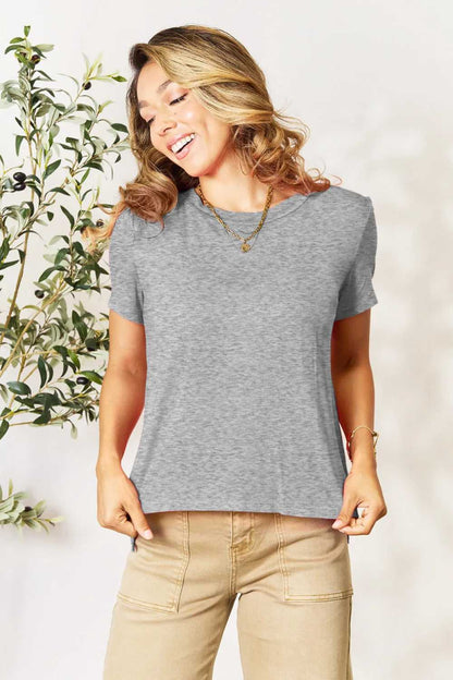 Basic Bae Bamboo Full Size Round Neck Short Sleeve T-Shirt - Hopeford Streams