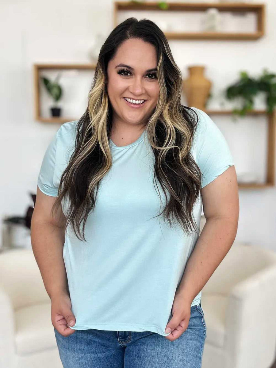 Basic Bae Bamboo Full Size Round Neck Short Sleeve T-Shirt - Hopeford Streams