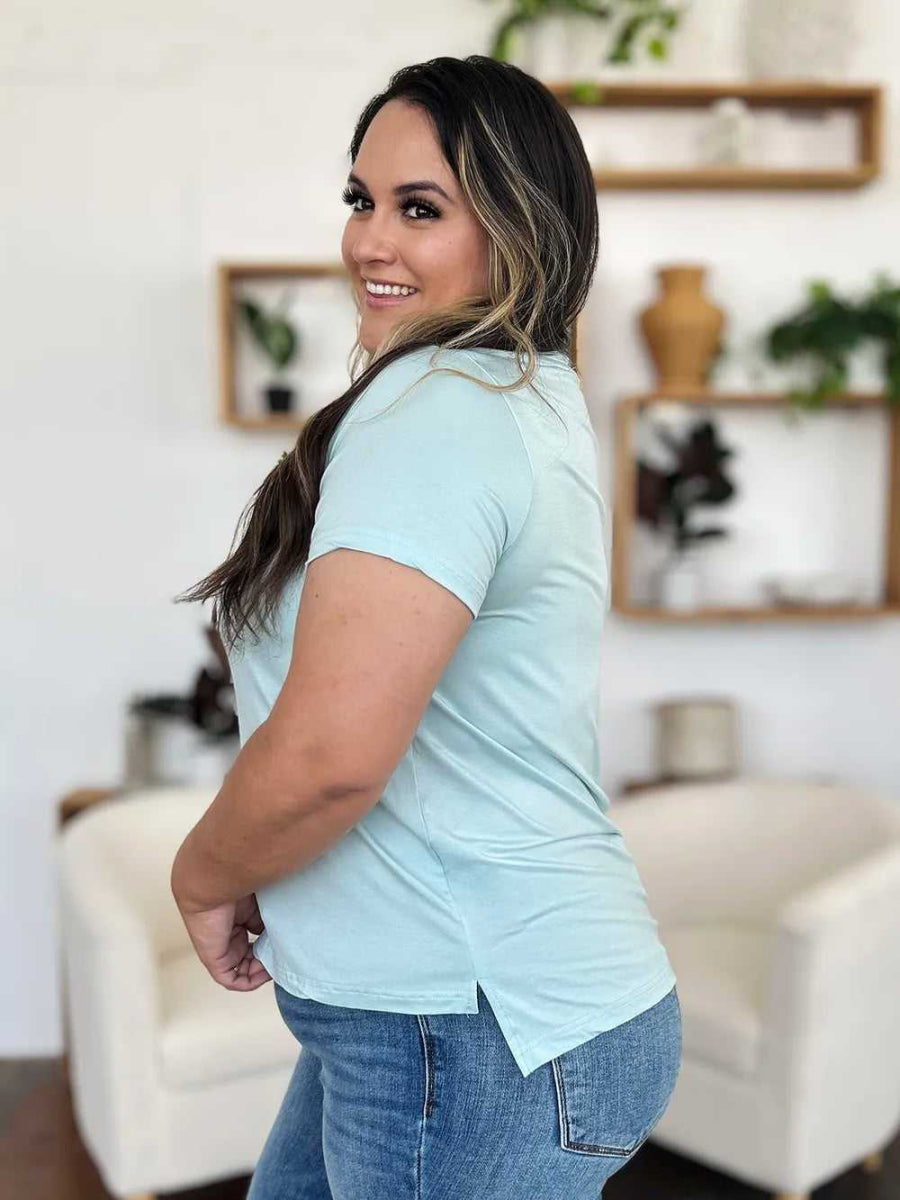 Basic Bae Bamboo Full Size Round Neck Short Sleeve T-Shirt - Hopeford Streams