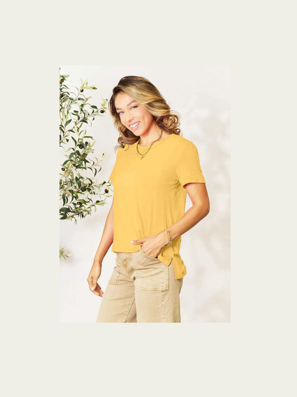 Basic Bae Bamboo Full Size Round Neck Short Sleeve T-Shirt - Hopeford Streams - product_type from hopeford-streams.myshopify.com