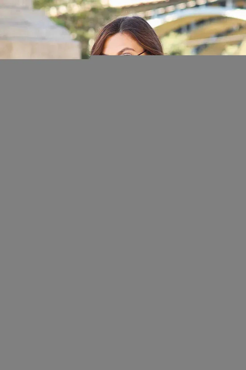 Full Size Ribbed Round Neck Long Sleeve Knit Top BY Basic Bae -- 