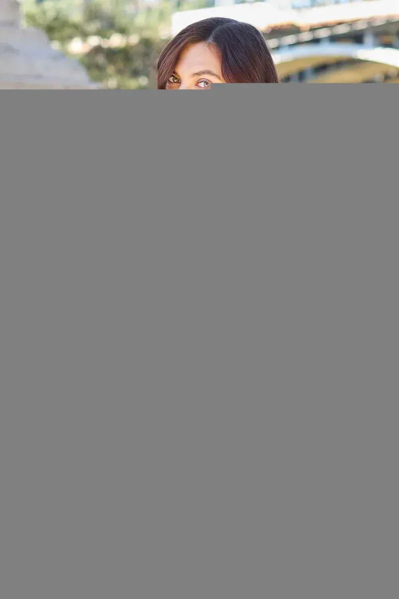 Basic Bae Full Size Round Neck Drop Shoulder T-Shirt -- 