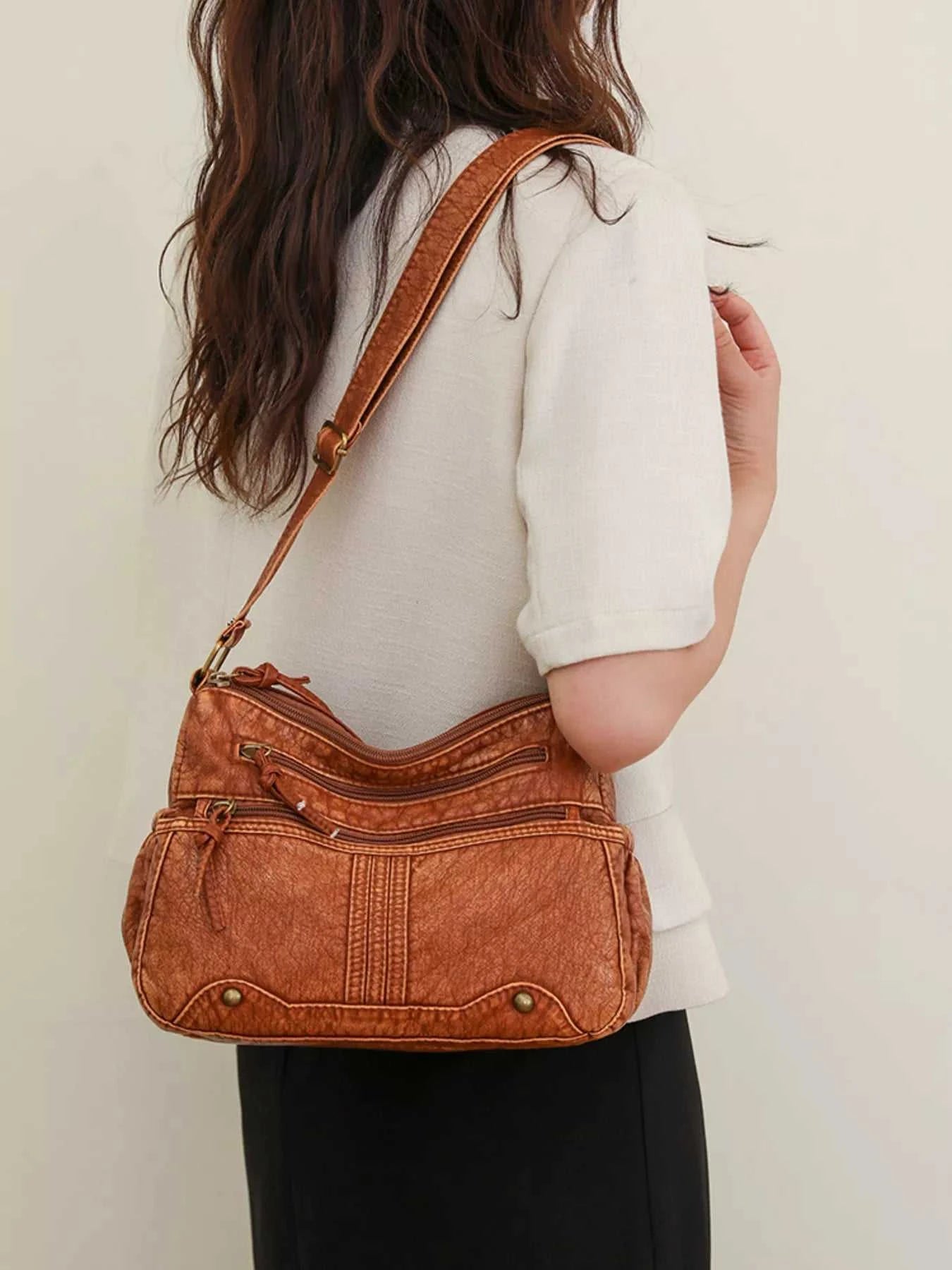 Multi-Pocket Crossbody Bag