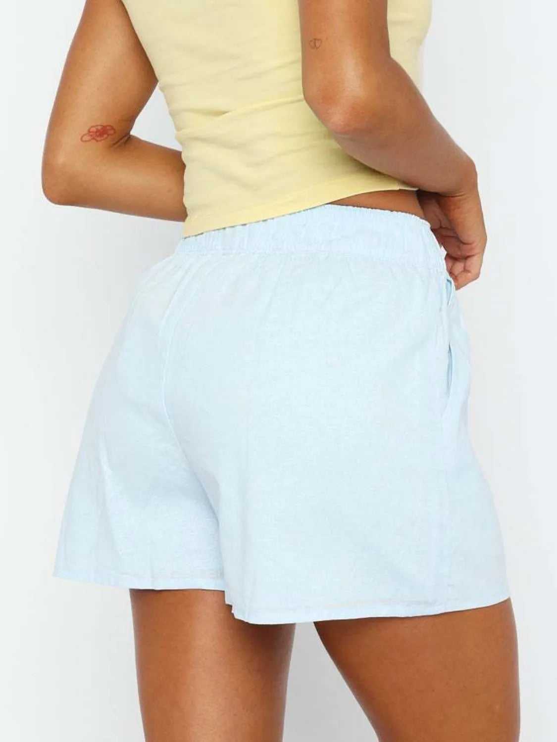 Elastic Waist Shorts