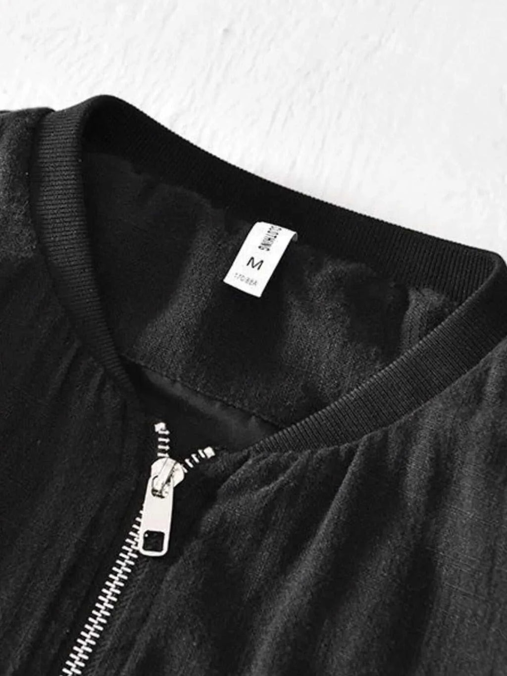 Men's Plus Size Zip Up Long Sleeve Jacket