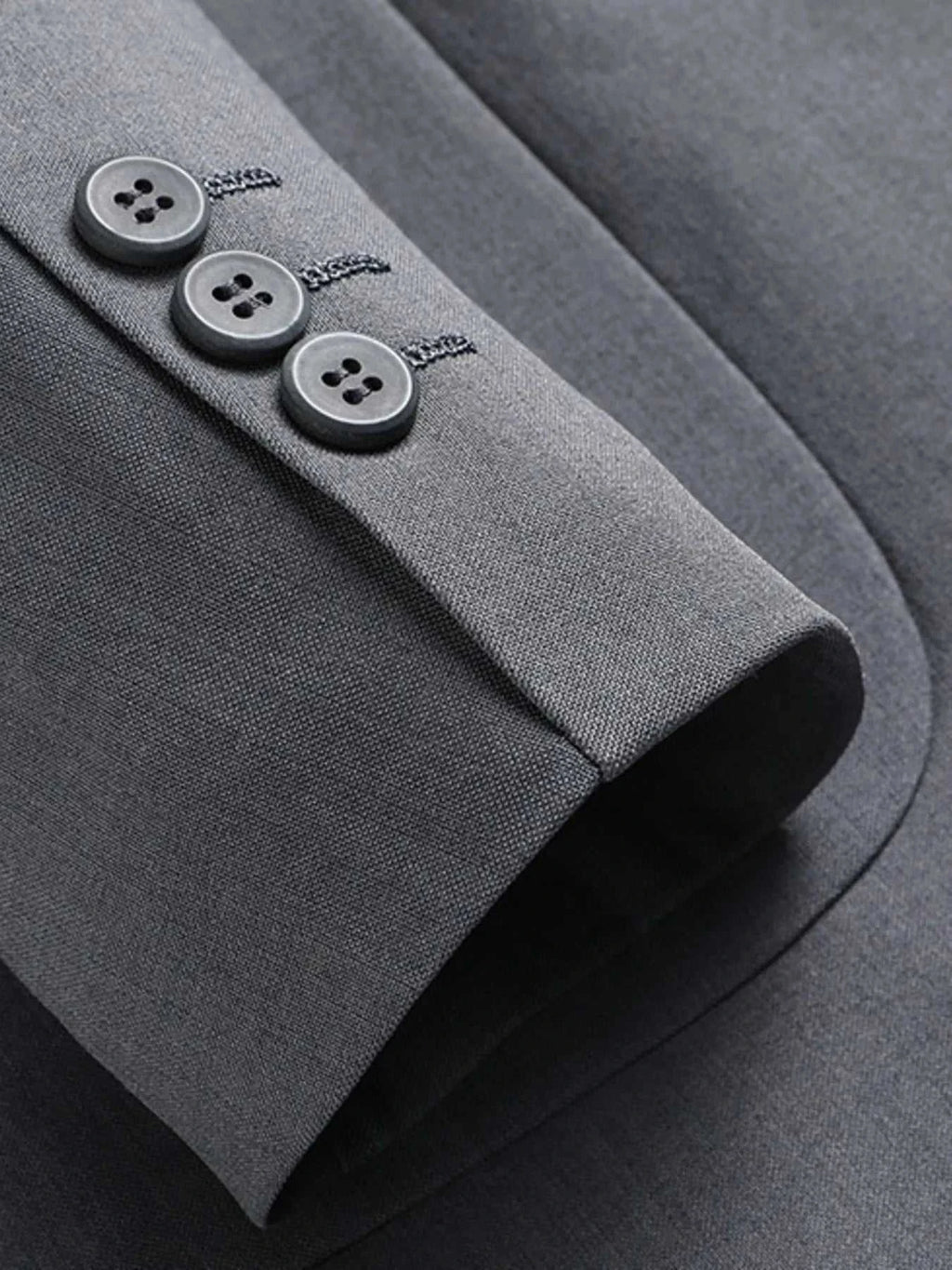 Men's Lapel Collar Long Sleeve Blazer