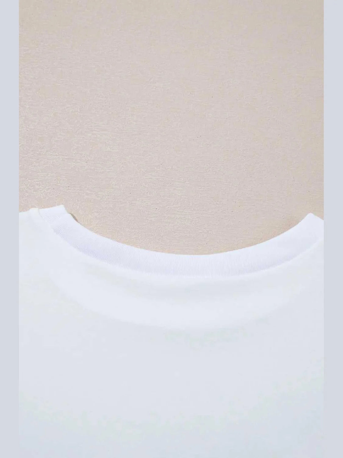 Loose Half Sleeve Hi Low Hem T Shirt -- 