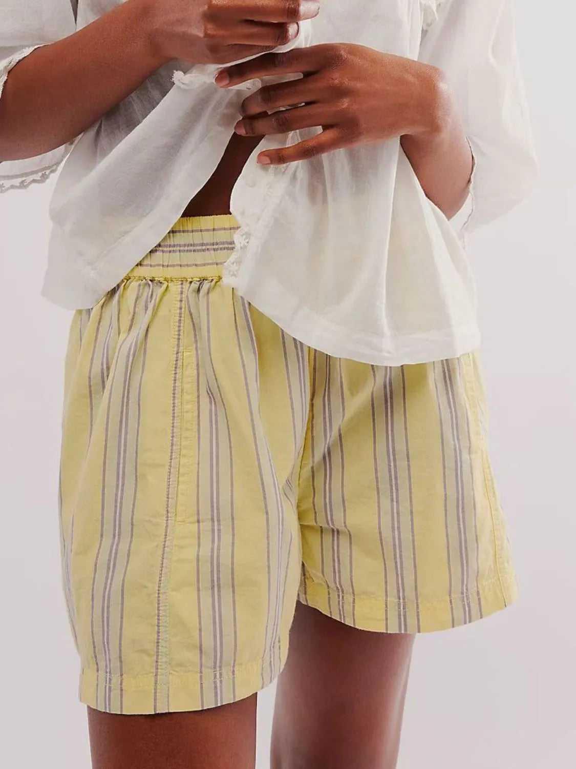 Elastic Waist Shorts -- 