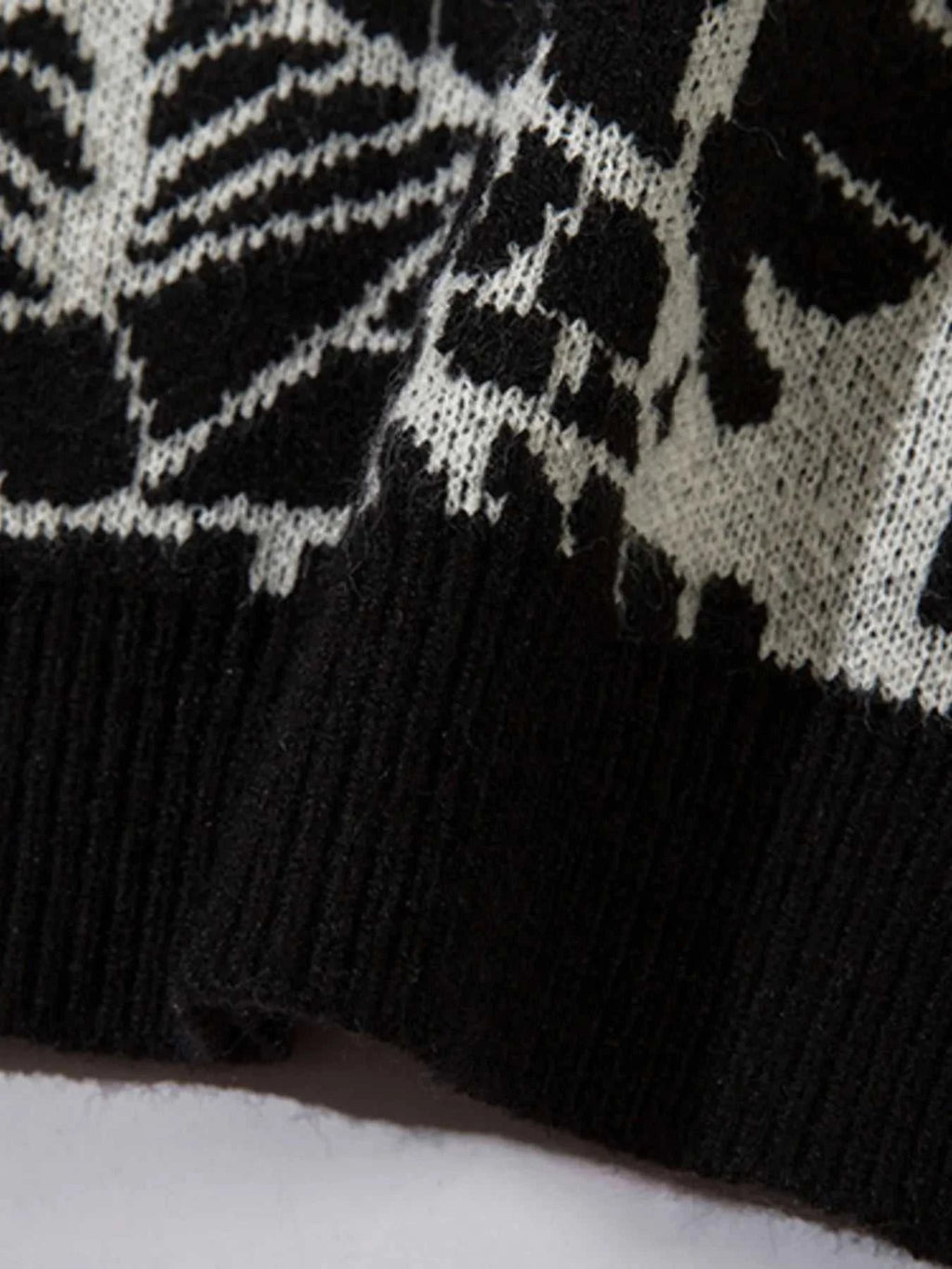 Men's Spider Web V-Neck Sweater Vest