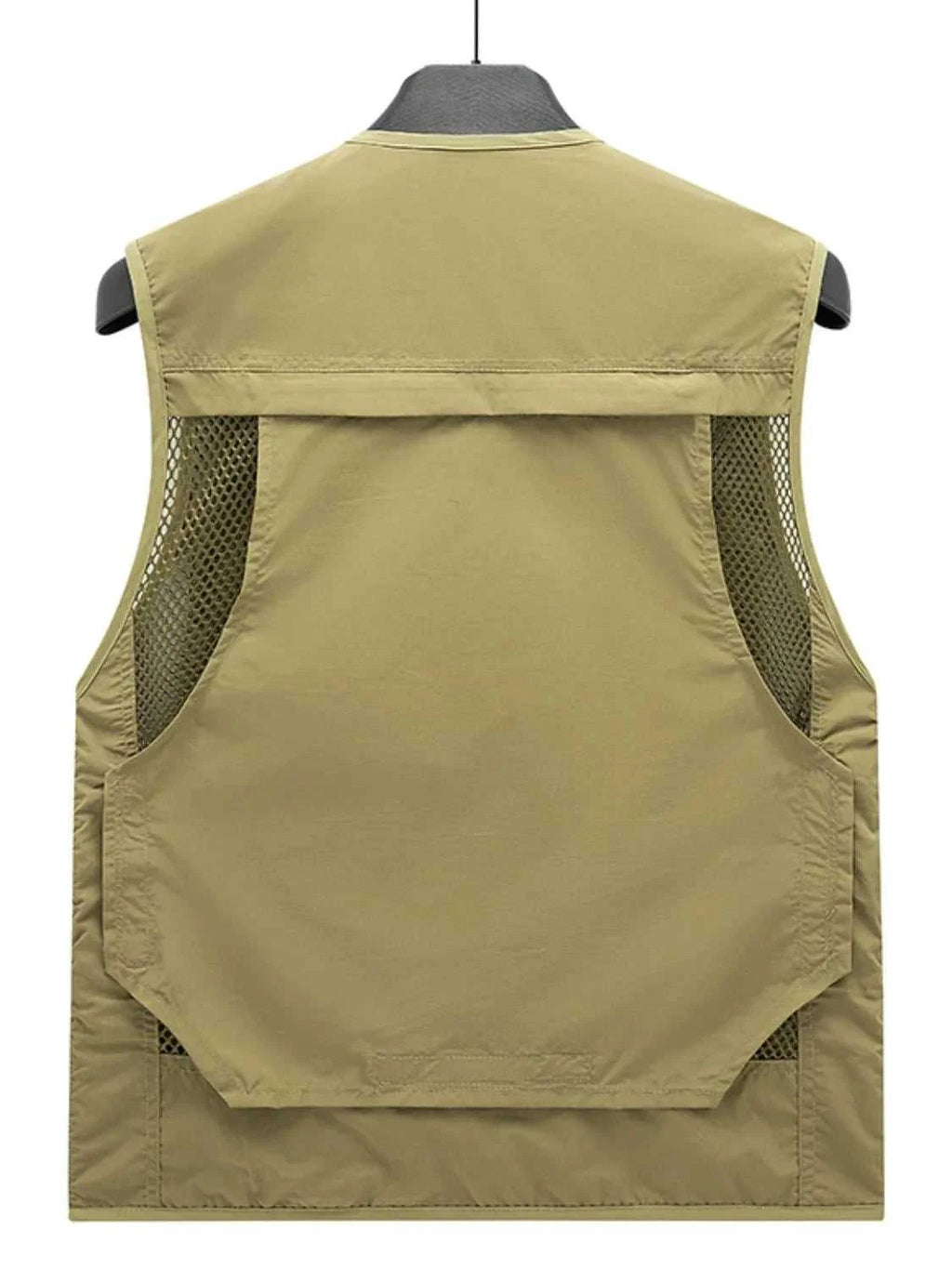 Men's Plus Size Zip Up Mesh Vest