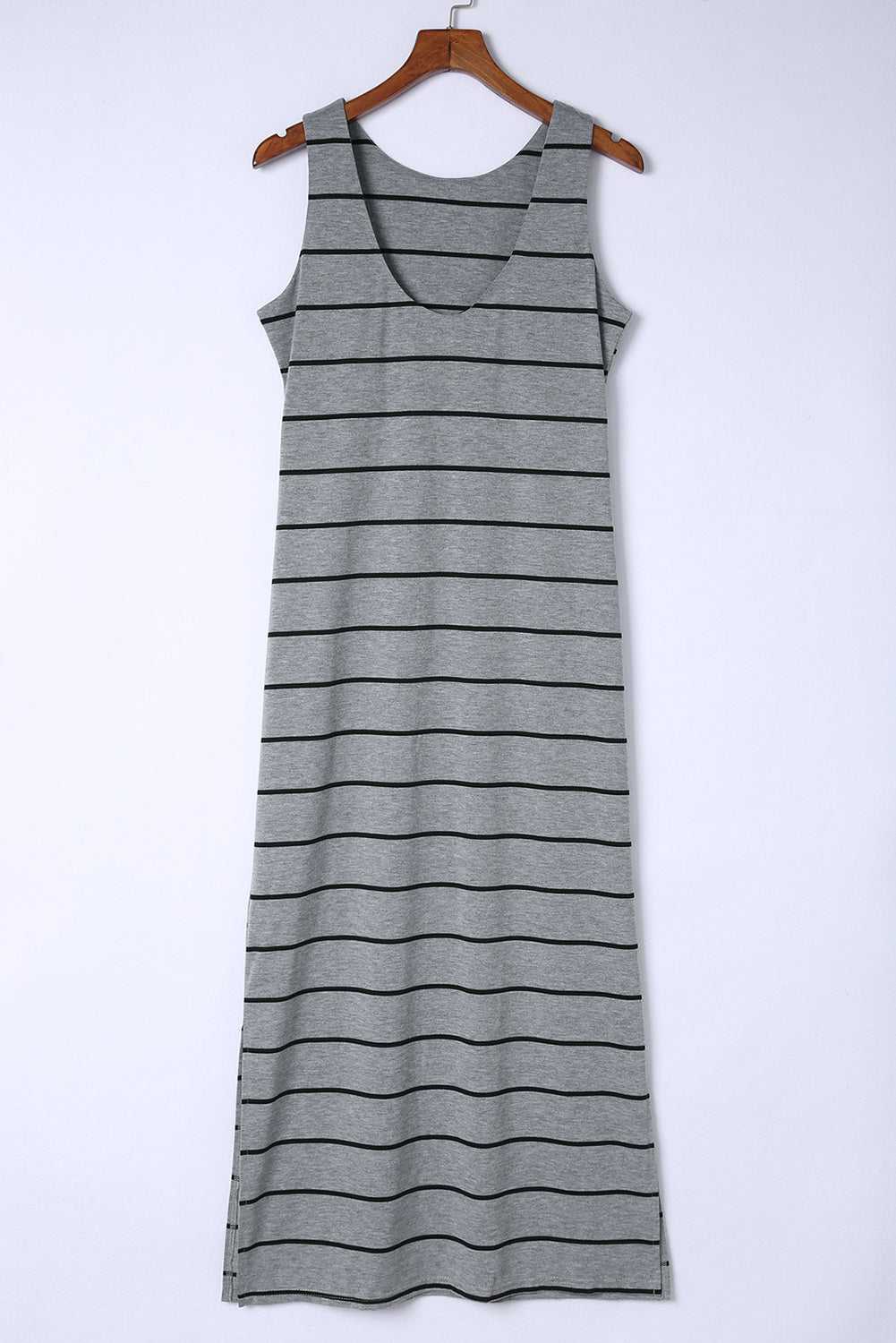 Striped Slit Sleeveless Maxi Dress - product_type from hopeford-streams.myshopify.com