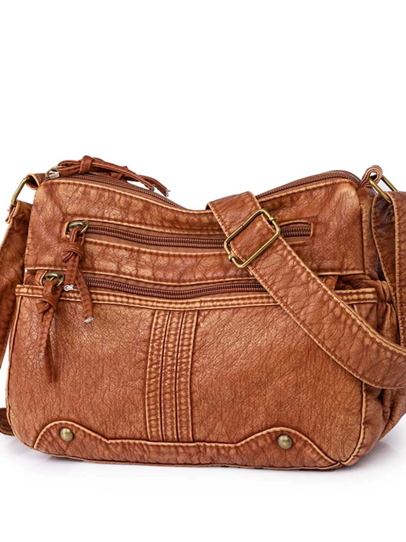 Multi-Pocket Crossbody Bag