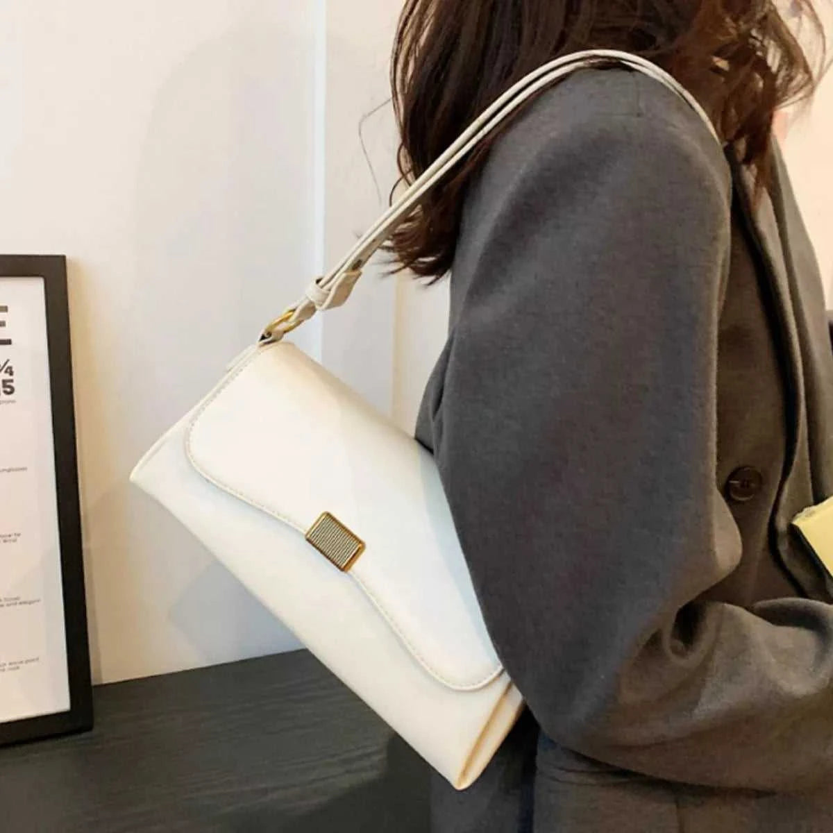 PU Leather Shoulder Bag