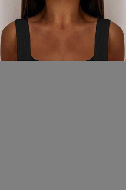 Full Size Lace Detail V-Neck Tank Plus Size