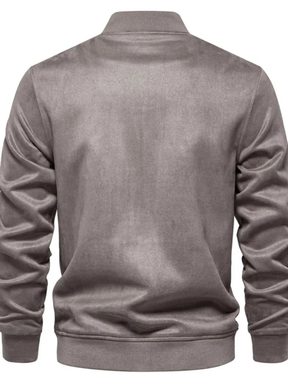 Men's Baseball Collar Snap Down Jacket