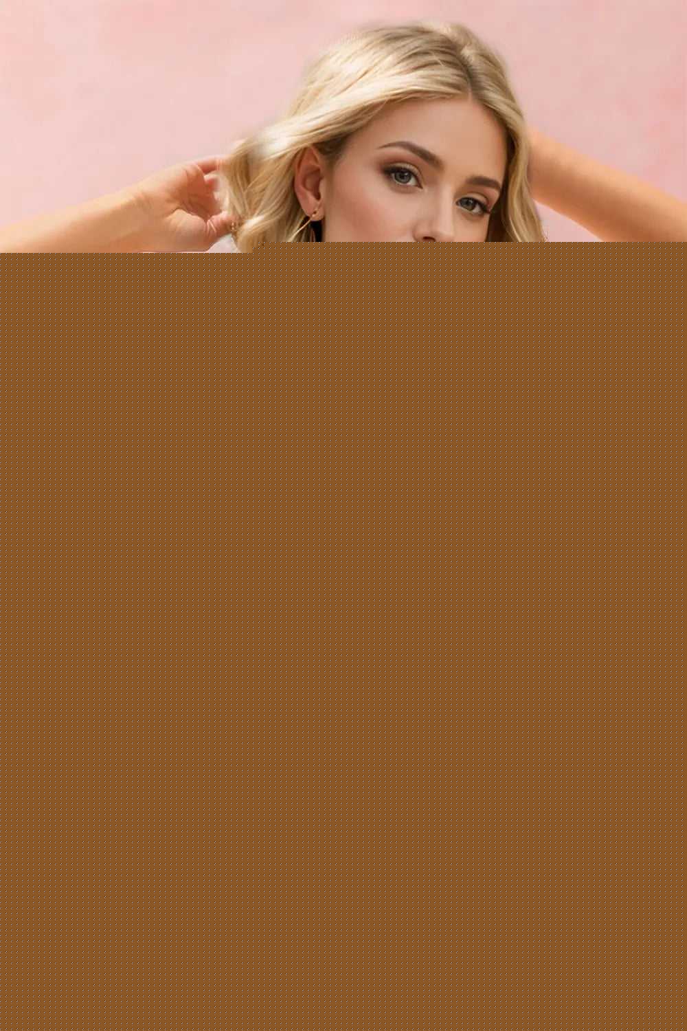 Oh Full Size Ruffled Round Neck Short Sleeve Sweater -- 