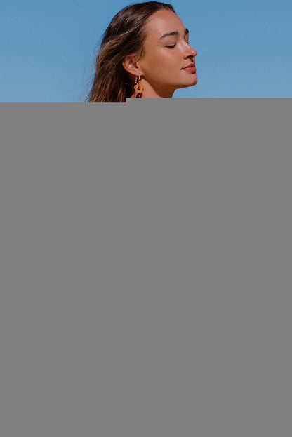 Cutout V-Neck Spaghetti Strap One-Piece Swimwear