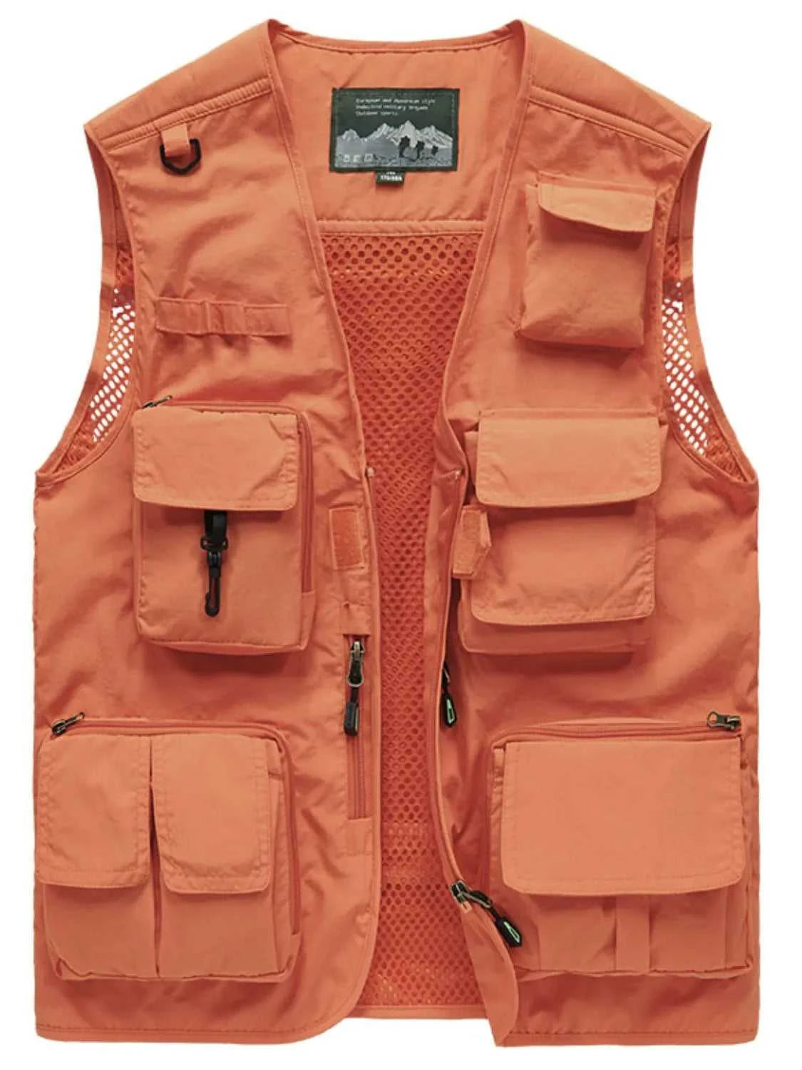 Men's Full Size Zip Up Vest Plus Size