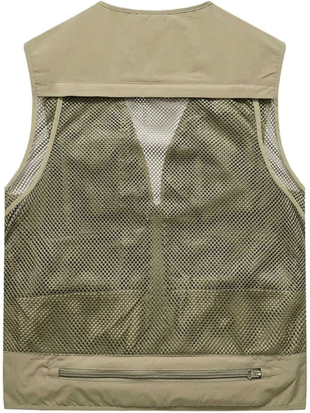 Men's Full Size Zip Up Vest with Pockets Plus Size