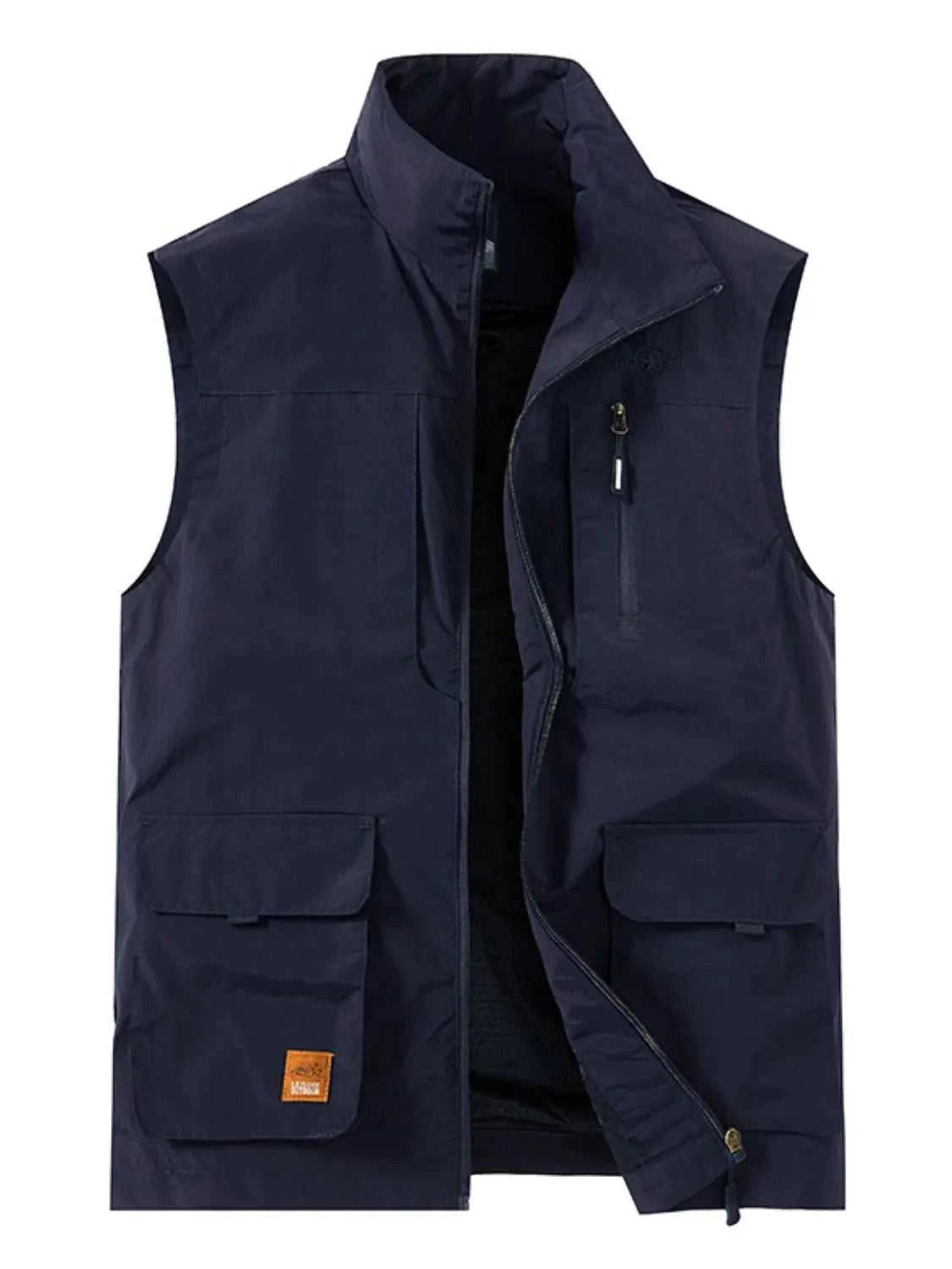 Men's Plus Size Zip Up Vest