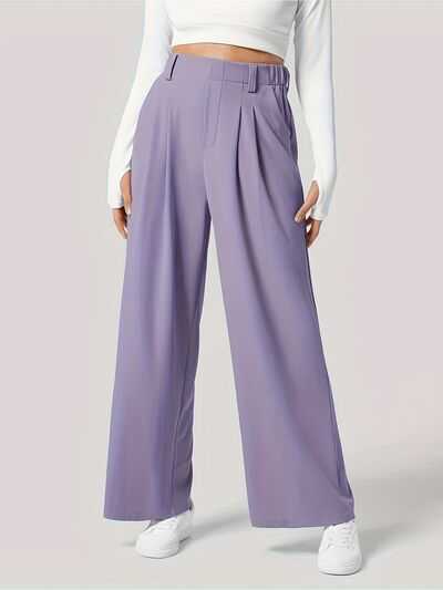 Women's Wide Leg Pants with Pockets