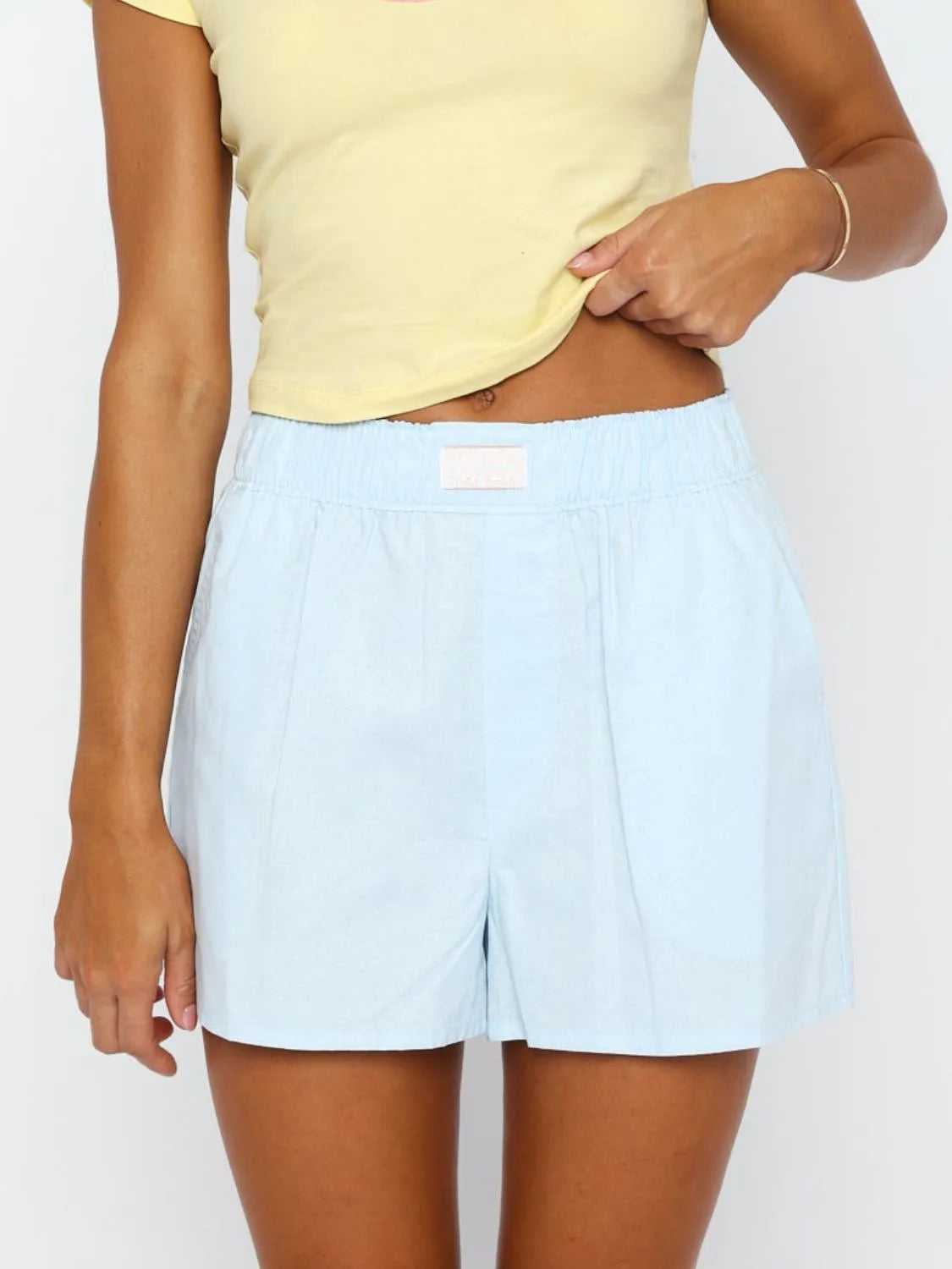 Elastic Waist Shorts