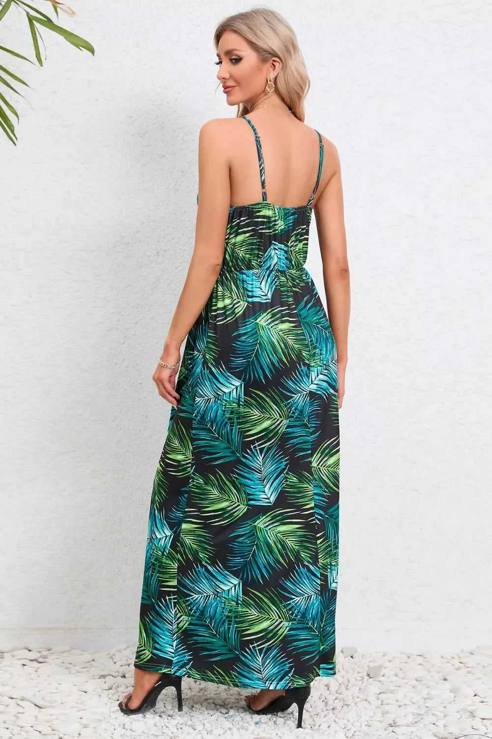 Printed Surplice Maxi Cami Dress - product_type from hopeford-streams.myshopify.com