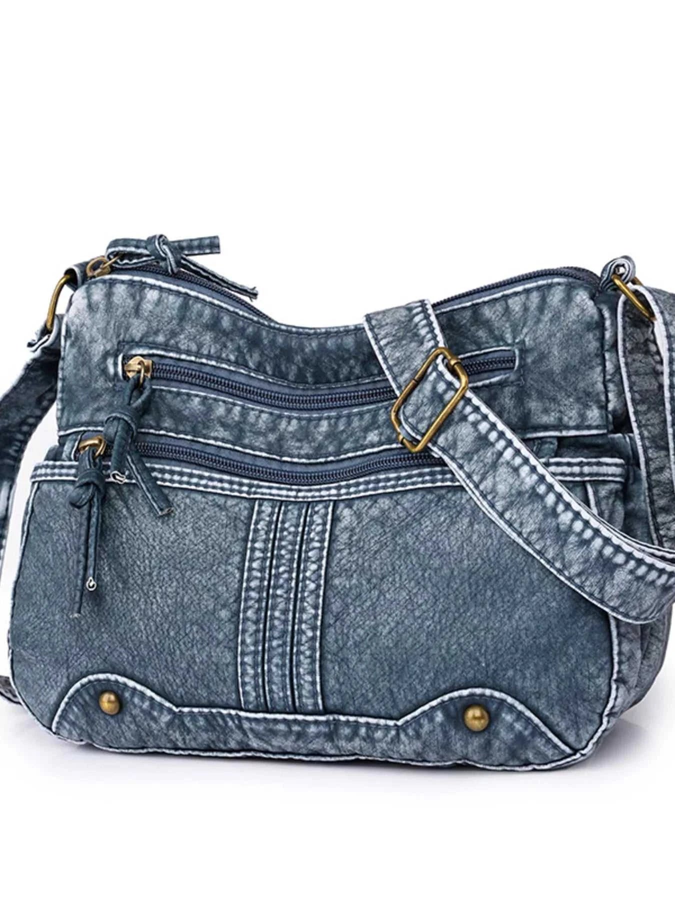 Multi-Pocket Crossbody Bag