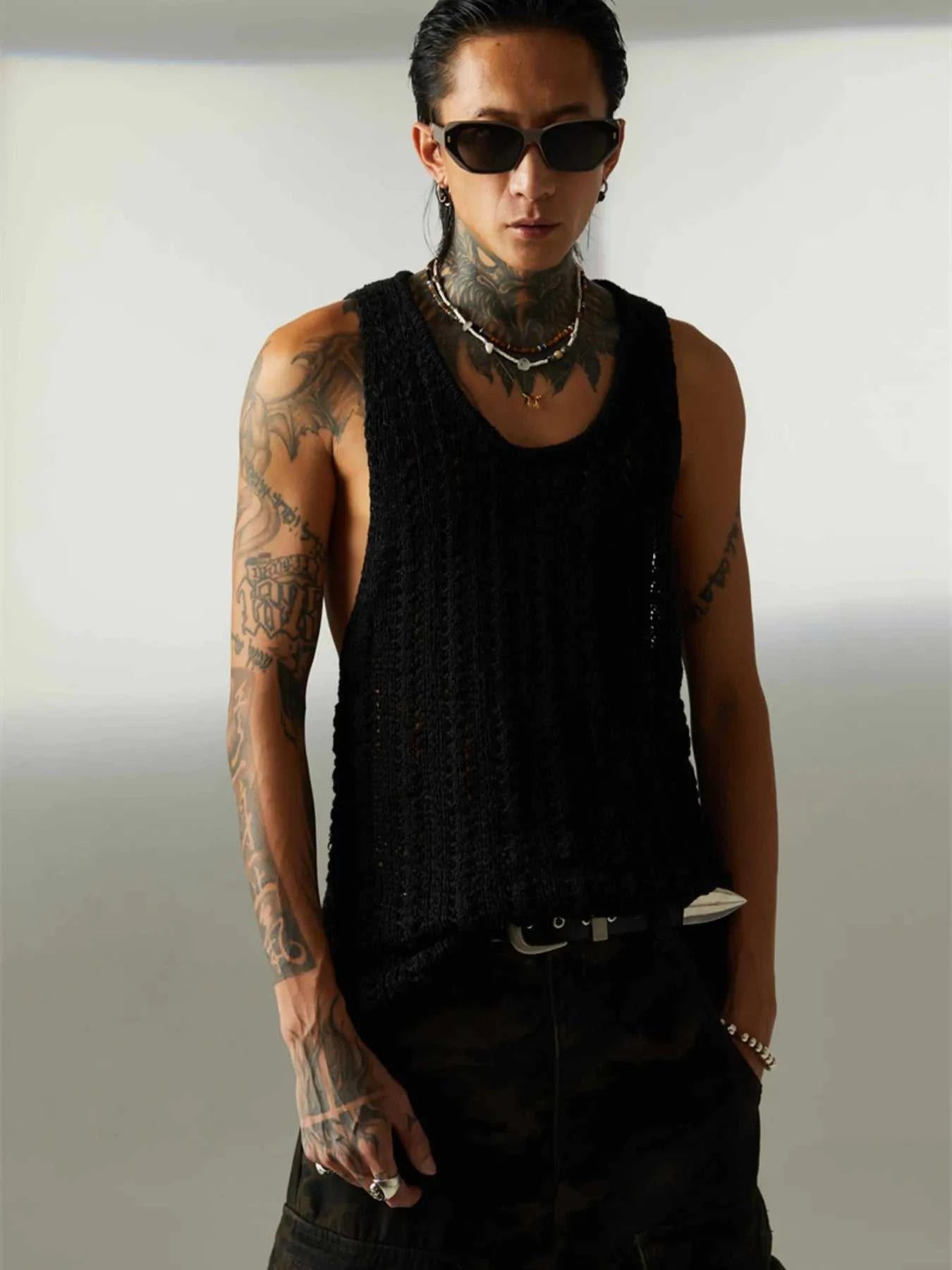 Men's Wide Strap Sweater Vest