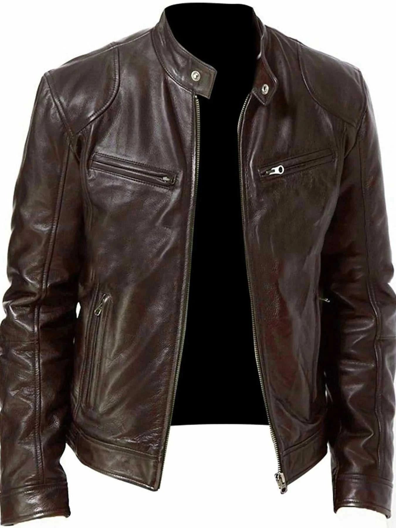 Men's Full Size Zip Up Long Sleeve Jacket Plus Size