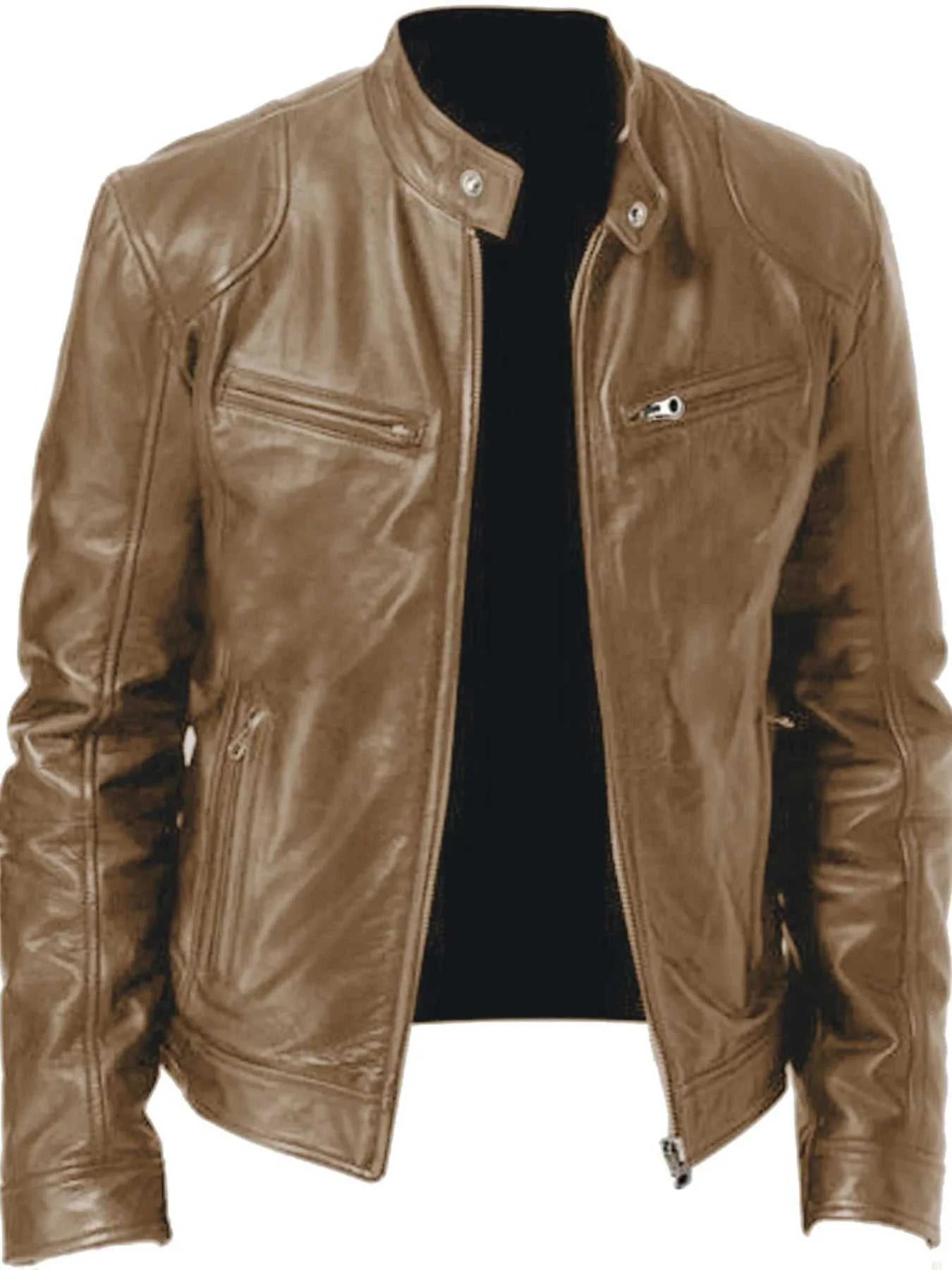 Men's Full Size Zip Up Long Sleeve Jacket Plus Size