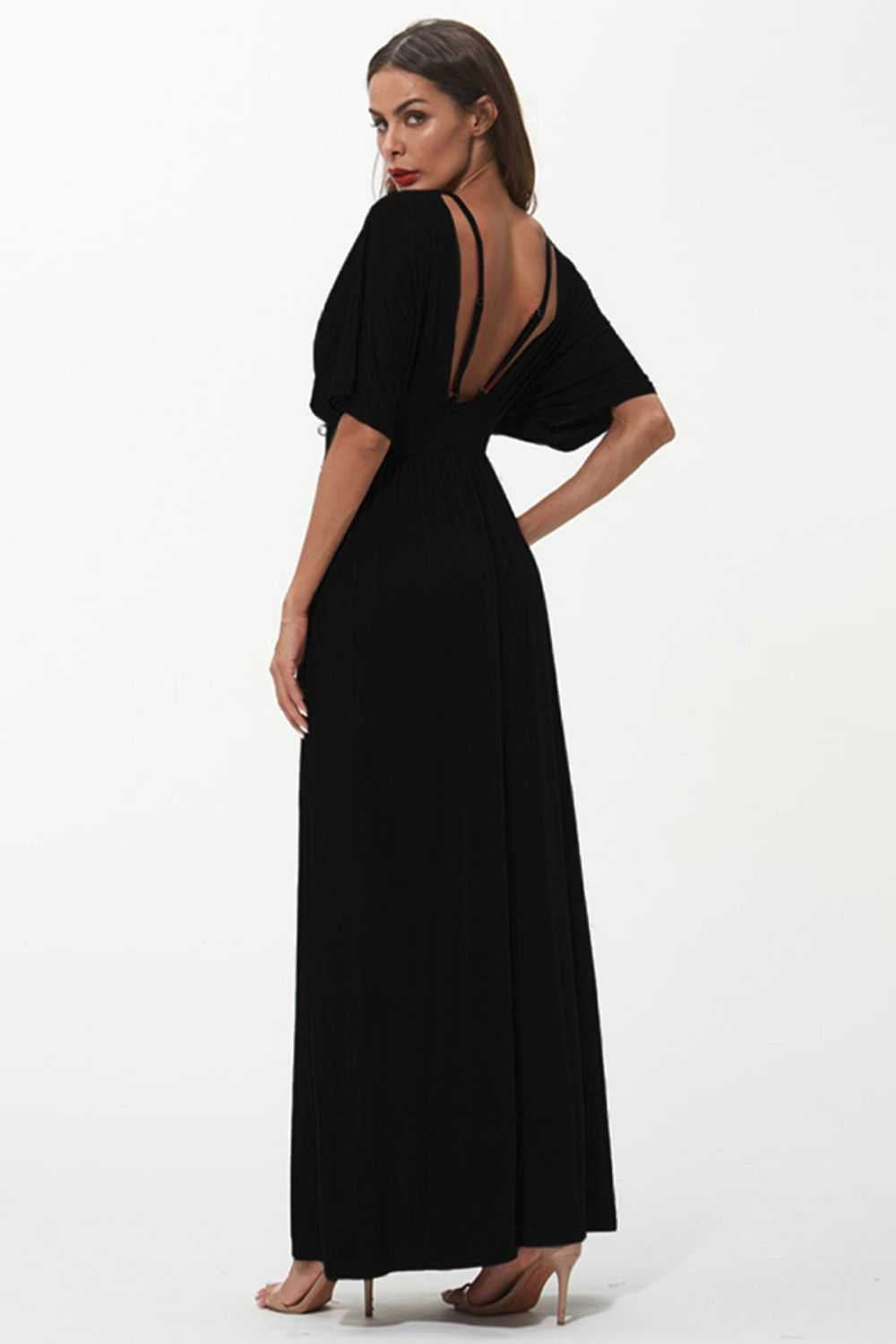 Shiny Strappy Neck Maxi Dress - product_type from hopeford-streams.myshopify.com