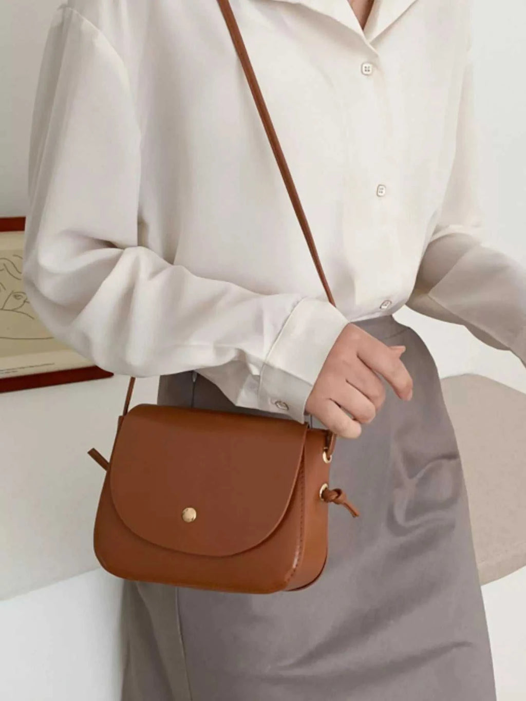 PU Leather Crossbody Bag