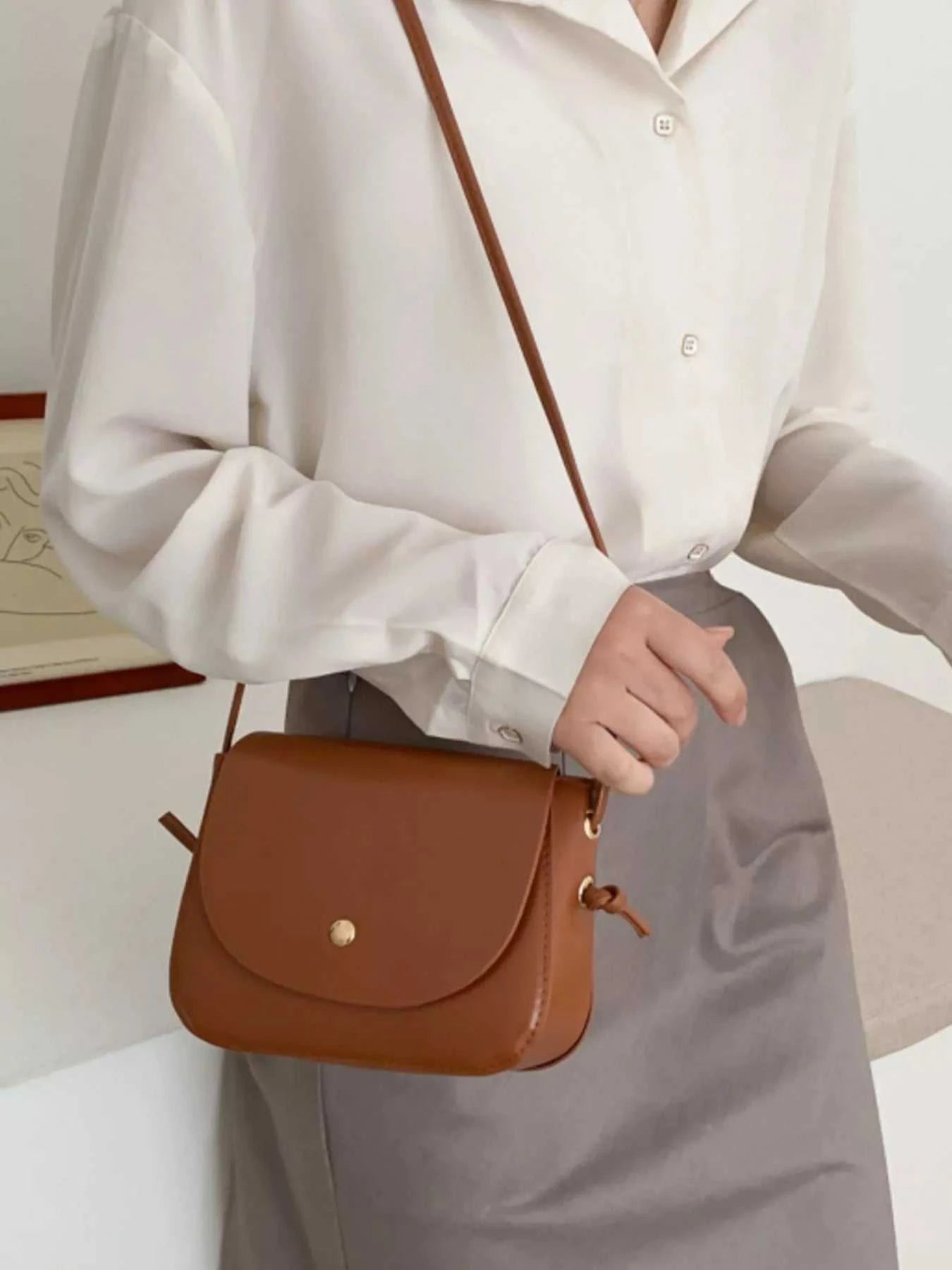 PU Leather Crossbody Bag