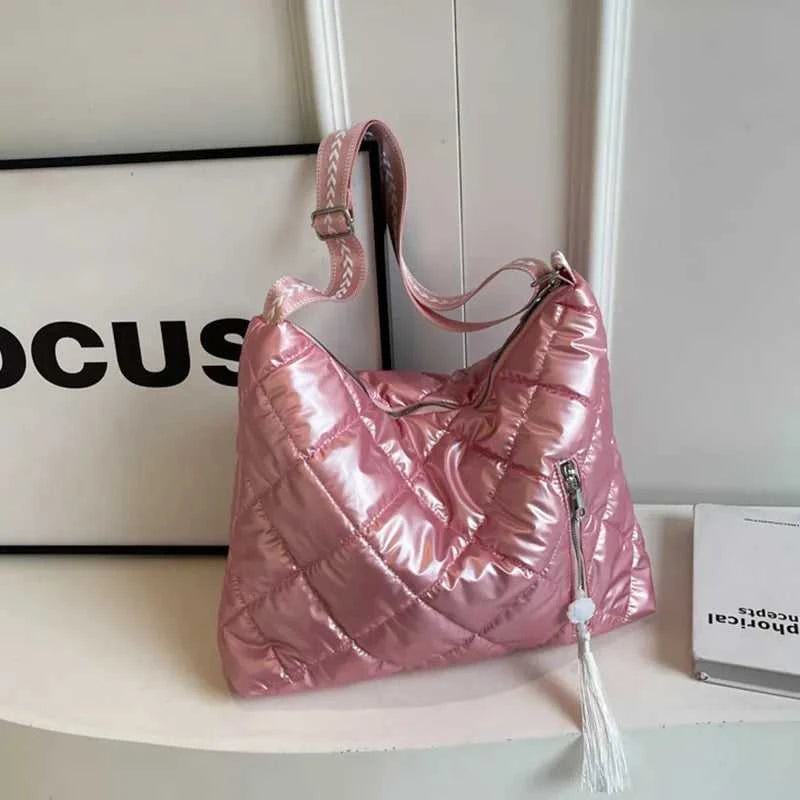 Quilted Nylon Travel Bag