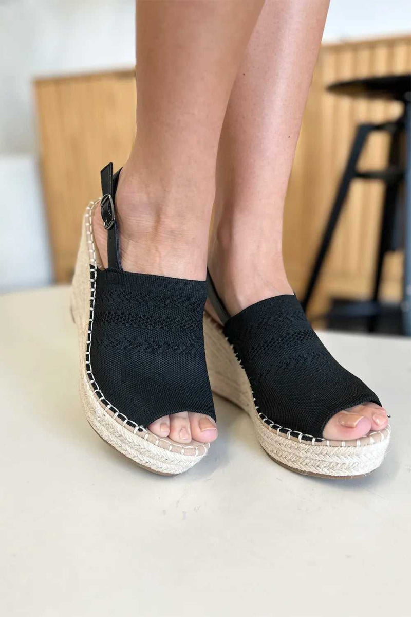 Forever Link Peep Toe High Heel Sandals - Hopeford Streams